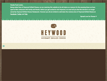 Tablet Screenshot of heywoodgrilledcheese.com